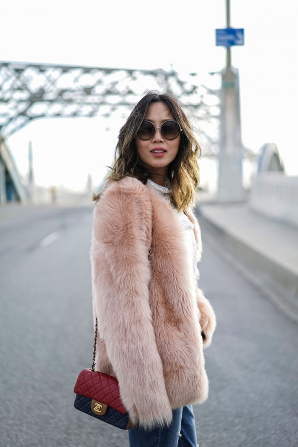 aimee_song_of_style_jimmy_choo_sunnies_pink_faux_fur_coat